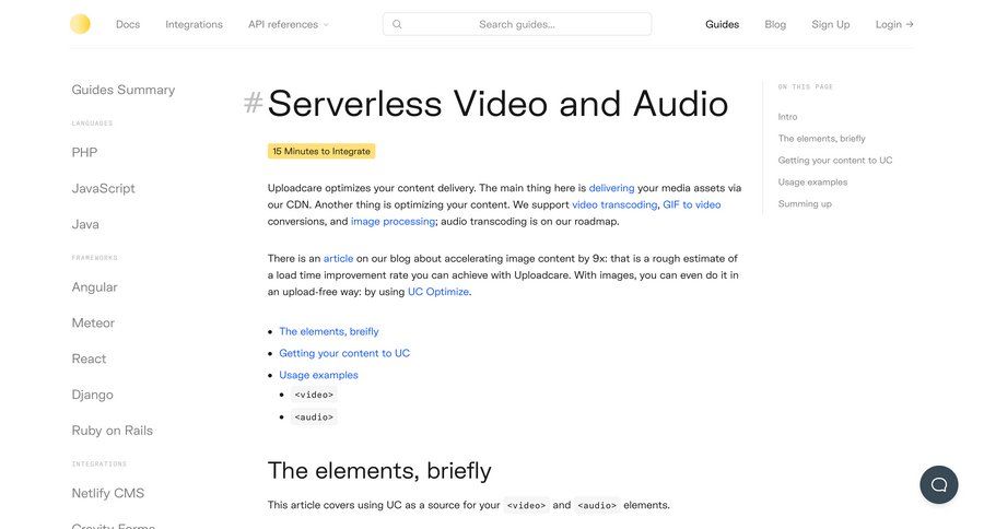 Uploadcare
				guide page example