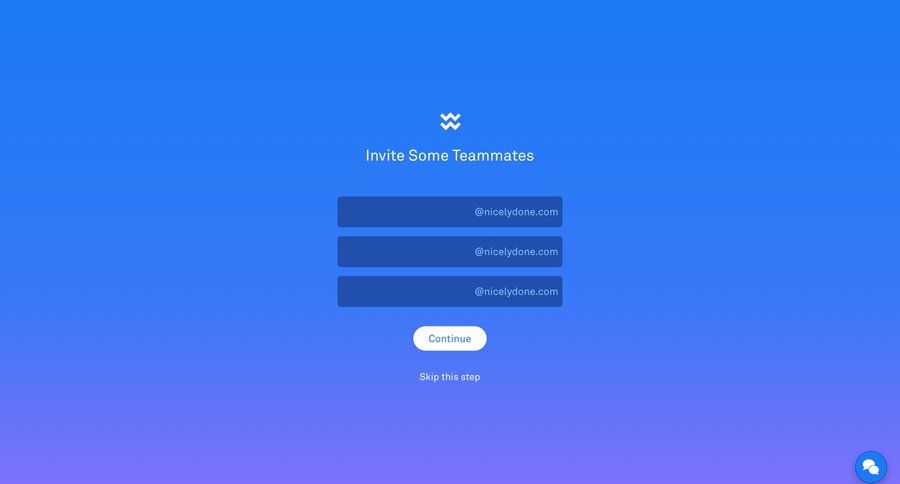 Wake
				signup page example