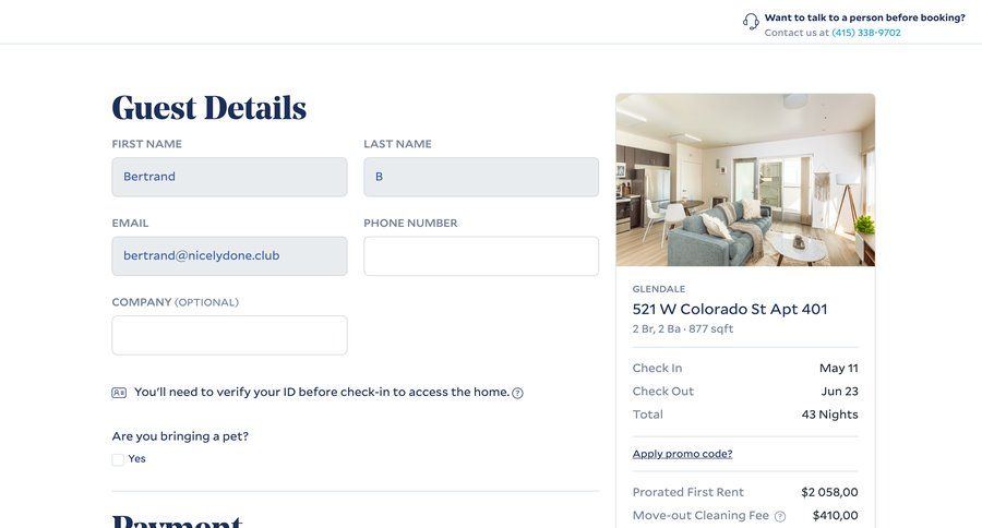 Zeus living
				checkout page example